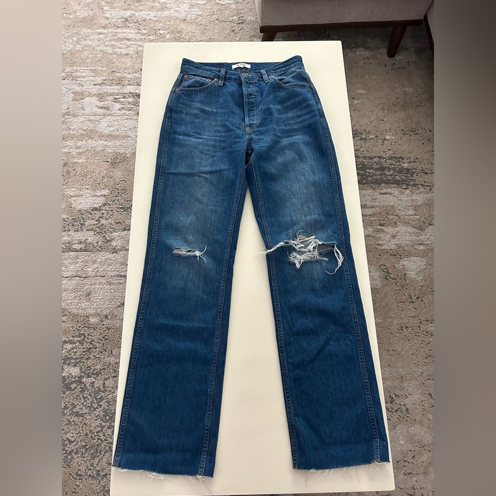 Re/Done 90s High Rise Loose Jeans Size 27